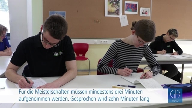 Deutsche Meisterschaften in Stenografie in Grünberg