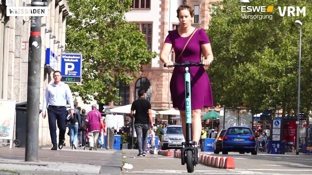 Wiesbaden: So funktioniert das E-Scooter-Ausleihen