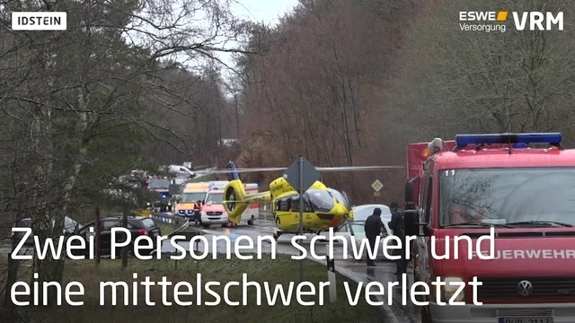 Verkehrsunfall auf der B275 bei Idstein
