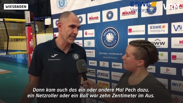 Damenteam vom VC Wiesbaden verlieren gegen Aachen