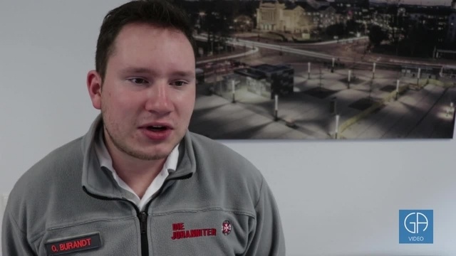 Oliver Burandt - Seit zwei Jahren Rettungssanitäter