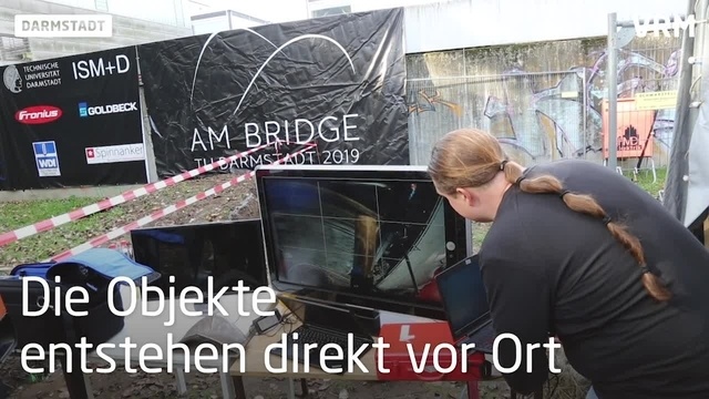 Eine Stahlbrücke aus dem 3D-Drucker