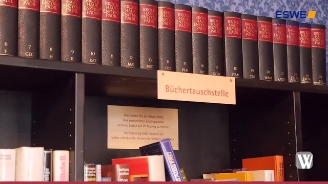 Wiesbaden: Büchertausch im Literaturhaus Villa Clementine
