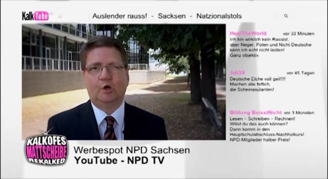 Wahlwerbung NPD Sachsen