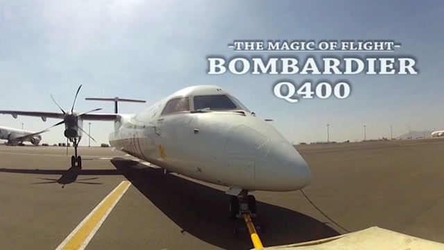 Mit der Bombardier Q400 durch Afrika