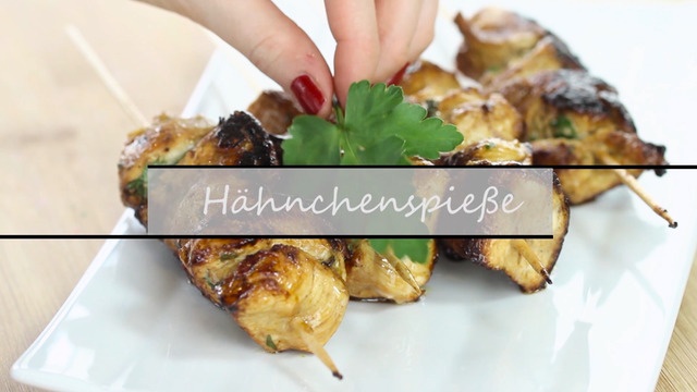Hähnchenspieße