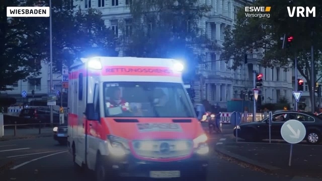 Großeinsatz bei Brand in Wiesbaden