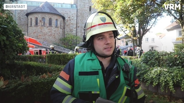 Kirchturmbrand in Bierstadt: Statement der Feuerwehr