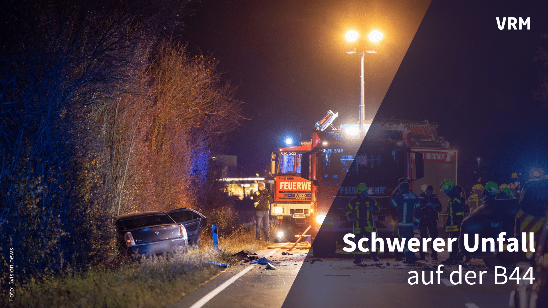 Schwerer Unfall Auf B44 Vrm Mediathek