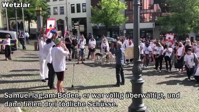 Trauermarsch für Samuel Baker zieht durch Wetzlar