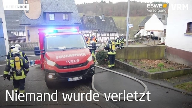 Brand in Heidenrod