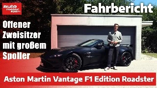 Fahrbericht: Aston Martin Vantage F1 Edition Roadster