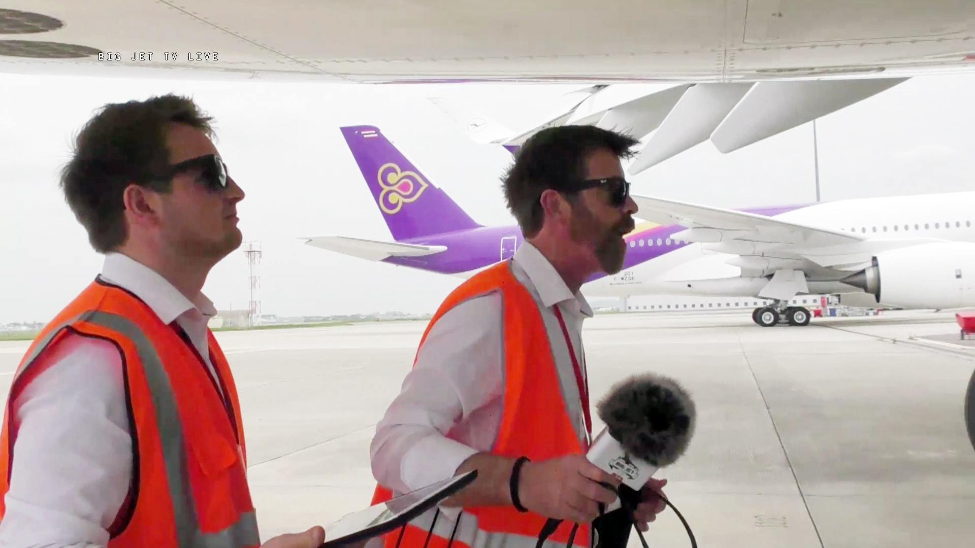 A350-Auslieferung Tag 1, 2. Teil