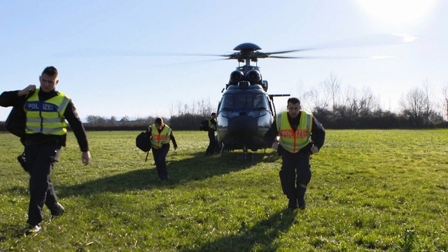 Schleierfahndung per Hubschrauber