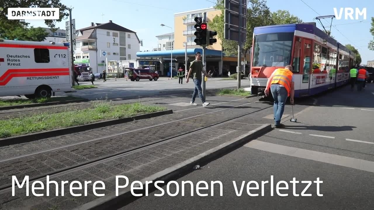 Schwerer Unfall In Darmstadt Vrm Mediathek