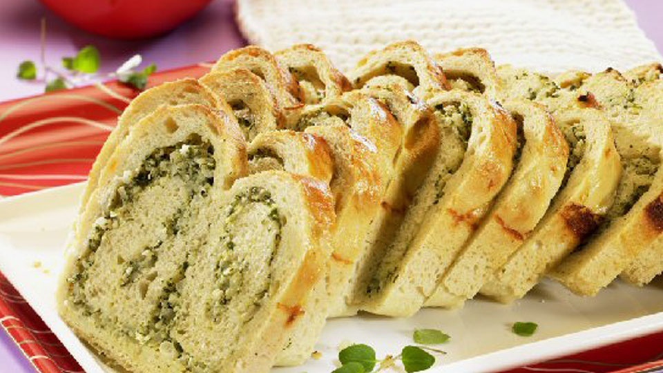 Kräuter-Käsebrot
