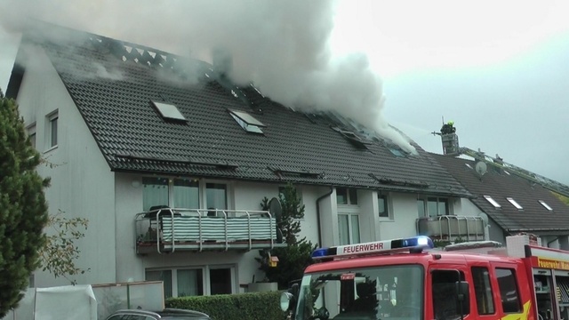 Zwei Verletzte bei Wohnhausbrand in Dillenburg