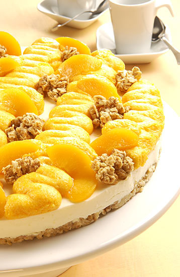 Pfirsich-Knusper-Torte
