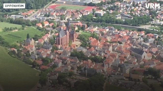 Rheinhessen aus der Vogelperspektive