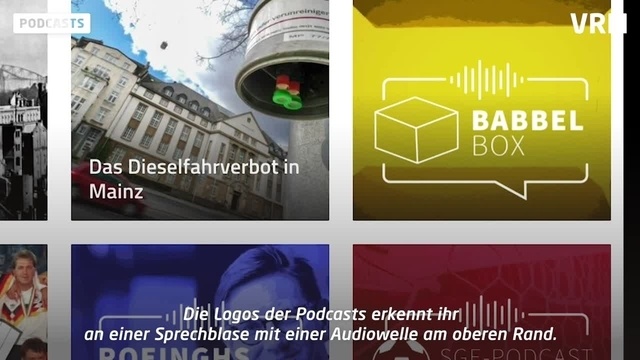Podcasts hören bei der VRM – so geht´s!