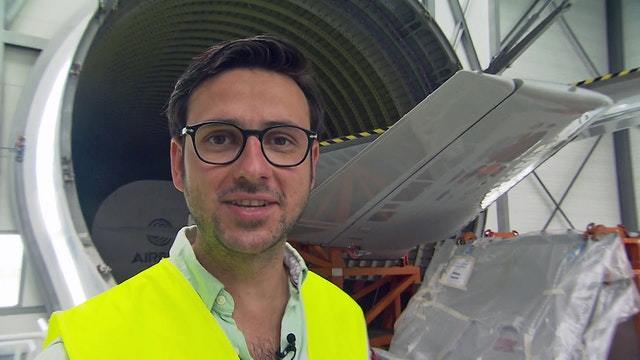 AirMag 4 aus der Airbus-Fabrik in Finkenwerder