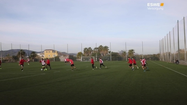 SV Wehen Wiesbaden im spanischen Trainingslager