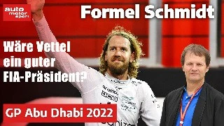 Formel Schmidt zum GP Abu Dhabi 2022