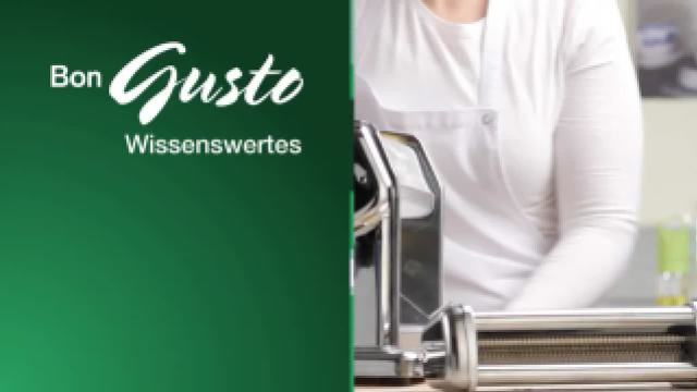 Pasta mit der Nudelmaschine