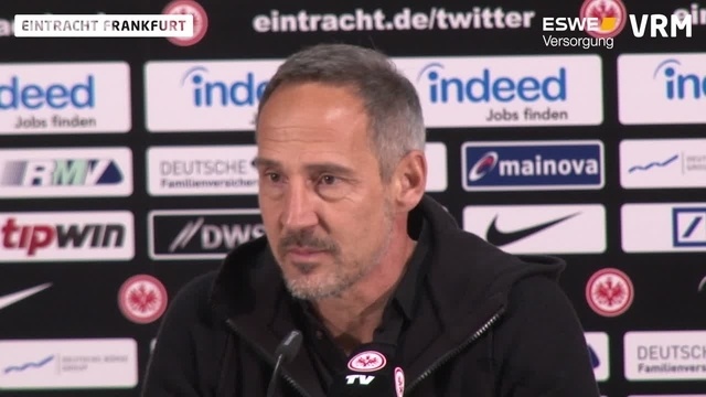 Eintracht Frankfurt vor dem Spiel gegen Dortmund