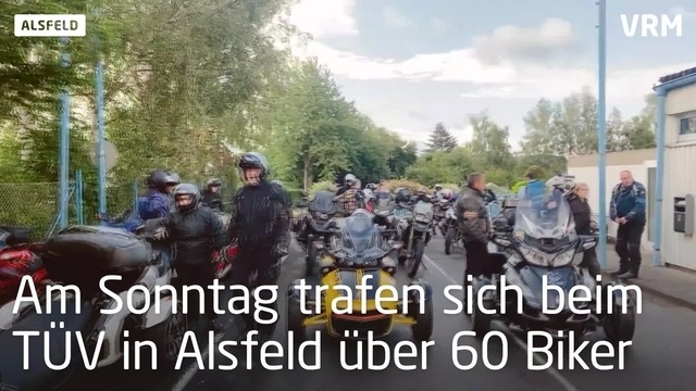 Alsfeld: Biker demonstrieren gegen Fahrverbote