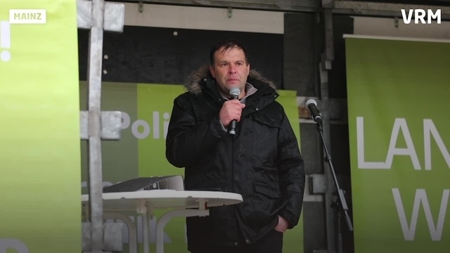 Landwirte protestieren in Mainz