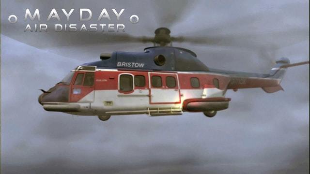 Hubschrauber in Not