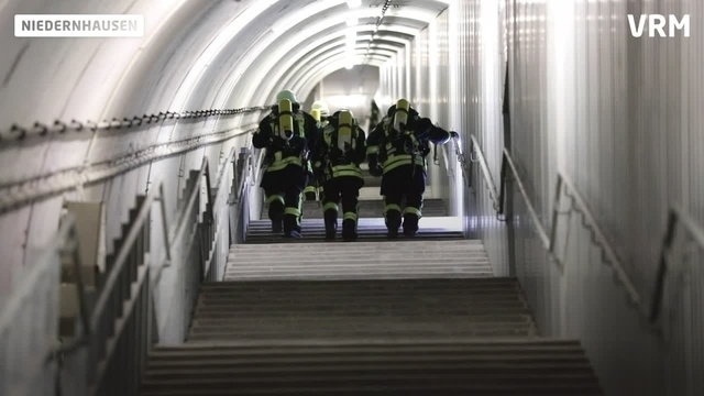 Notfallübung am Niedernhausener ICE-Tunnel