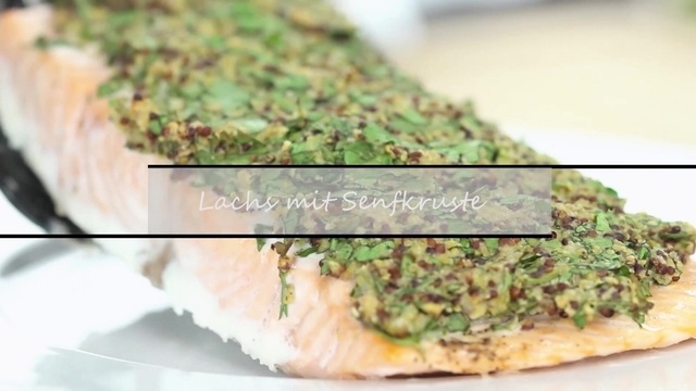 Lachs mit Senfkruste
