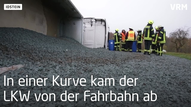 Laster bei Idstein umgekippt