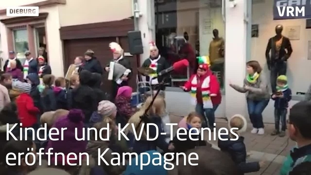Kinder eröffnen in Dieburg Fastnacht