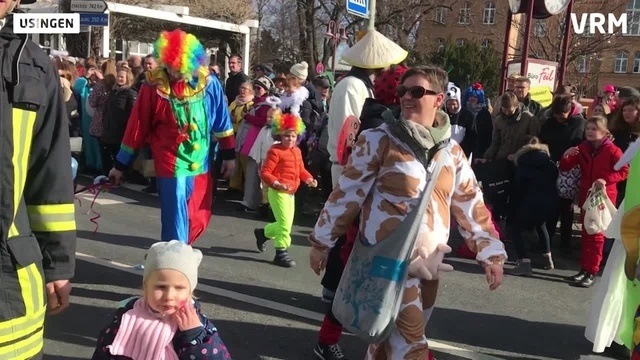 Faschingsumzug und Rathaussturm in Usingen