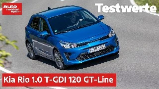 Testwerte: Kia Rio 1.0 T-GDI 120 GT-Line
