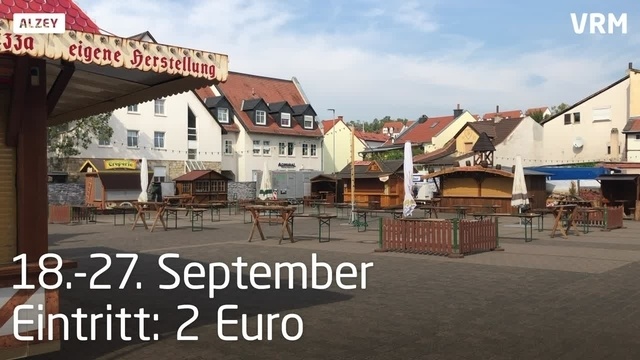 Aufbau des Wein- und Freizeitparks in Alzey