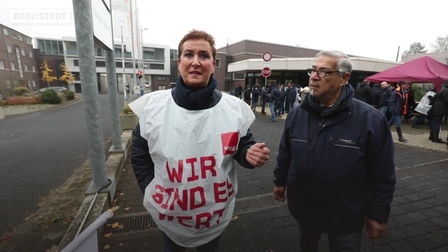 Busfahrerstreik in Darmstadt