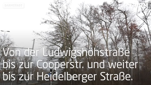 Straßenbahnausbau in Darmstadt