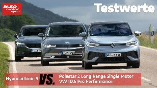 Testwerte: Hyundai Ioniq 5 vs. VW ID.5 vs. Polestar 2