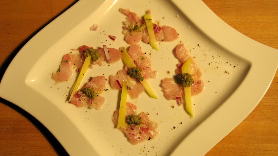 Tiradito mit Tigermilch