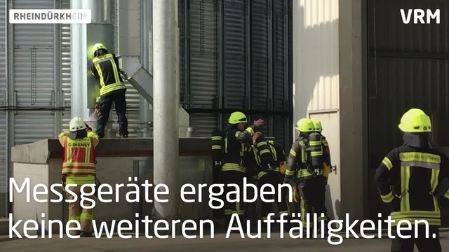 Feuerwehreinsatz in Rheindürkheim