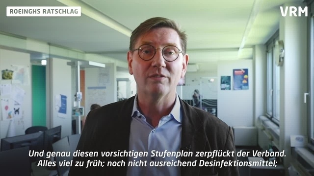 Roeinghs Ratschlag an die Lehrergewerkschaften