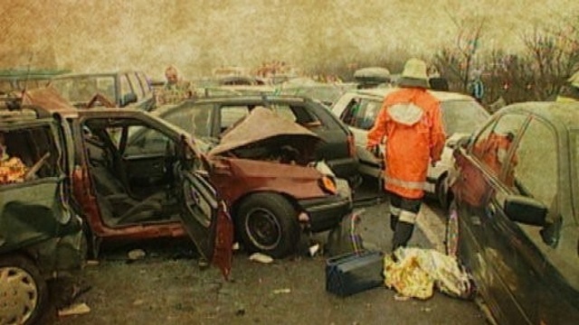 Massenkarambolage auf der A7