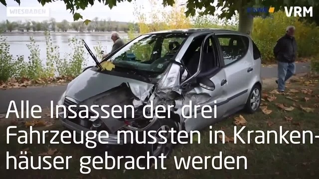 Schwerer Unfall auf der B42