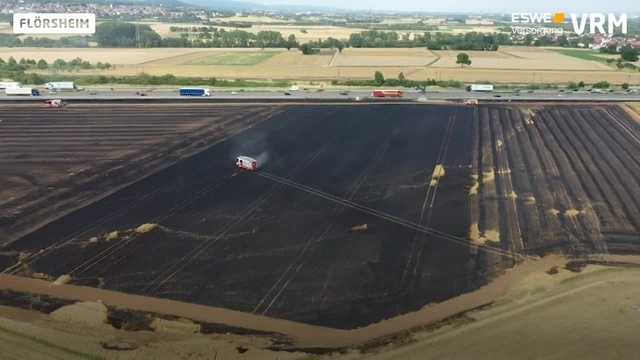 Feldbrand in Flörsheim