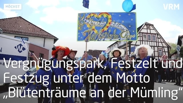 Festzug zum Apfelblütenfest