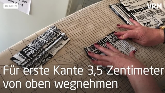 Corona: Stoffmasken selbst nähen